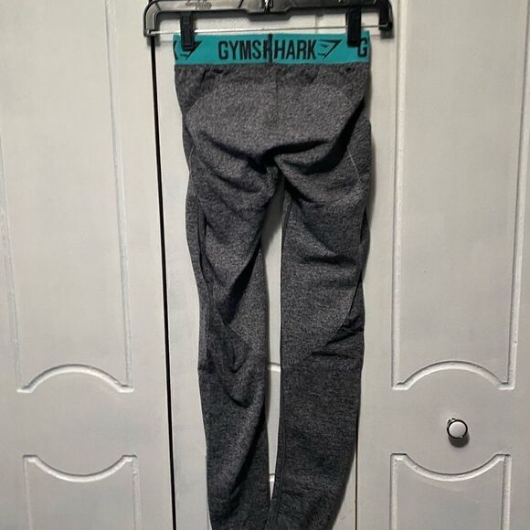 Gymshark womens gray logo waist leggings XS - Picture 4 of 5